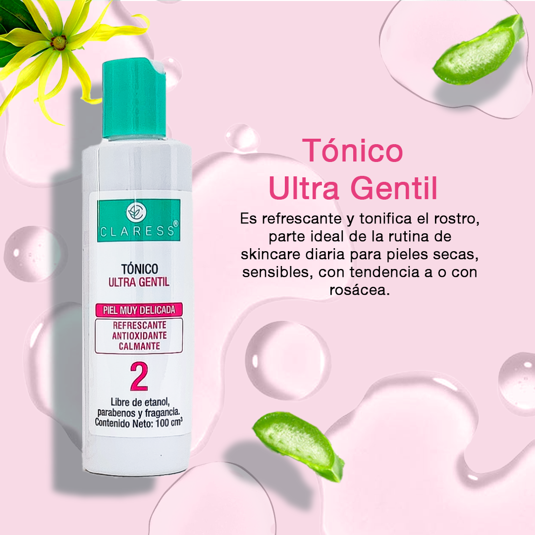 Rutina Ultra Gentil: Piel sensible y/o Rosácea