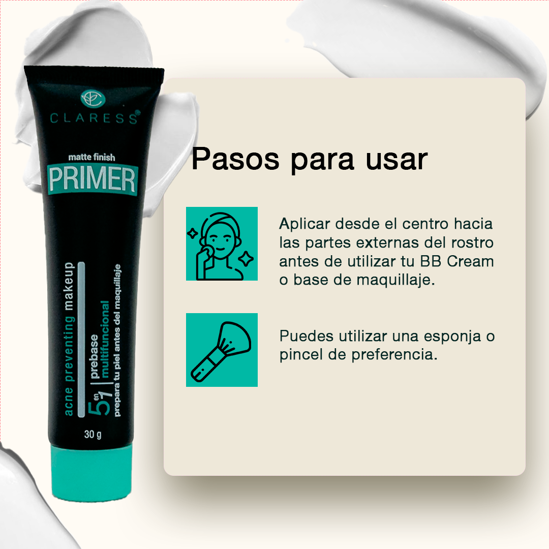 Matte Finish Primer Antiacné