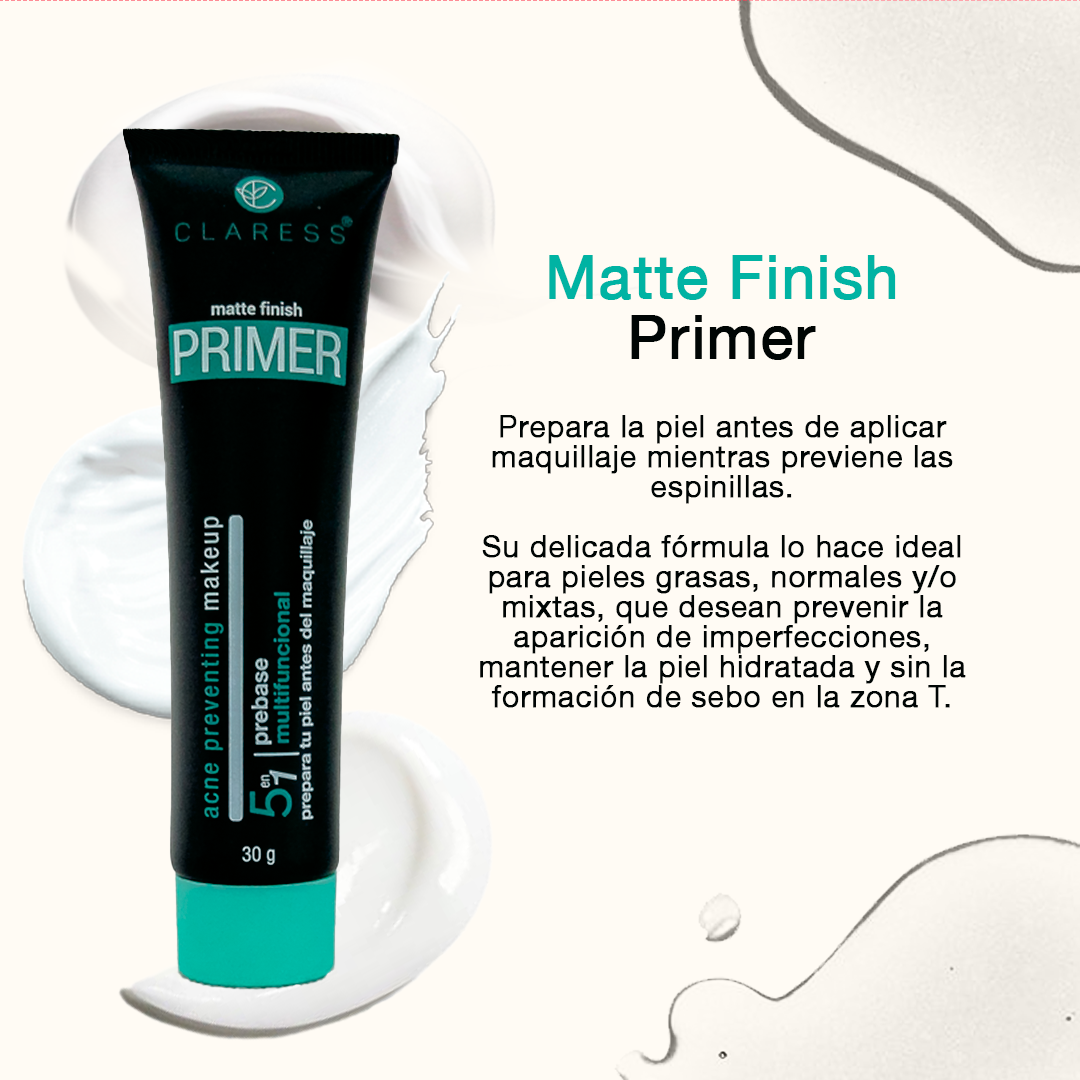 Matte Finish Primer Antiacné